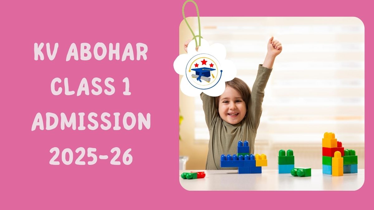 Kendriya Vidyalaya Abohar Admission 2025-26 PDF