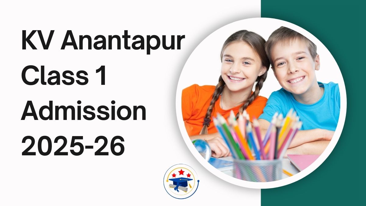 Kendriya Vidyalaya Anantapur Admission 2025-26 PDF