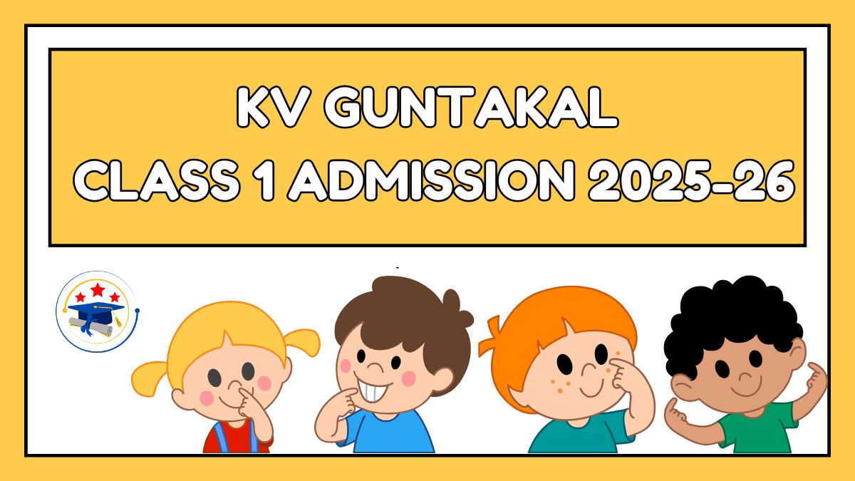 Kendriya Vidyalaya Guntakal Admission 2025-26 PDF