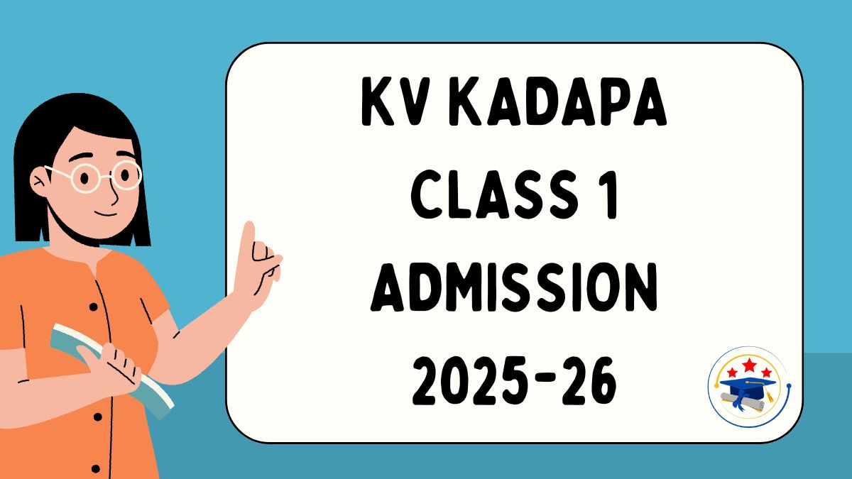 Kendriya Vidyalaya Kadapa Admission 2025-26 PDF