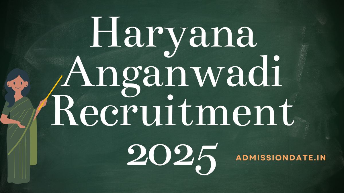 Haryana Anganwadi Recruitment 2025 PDF Download
