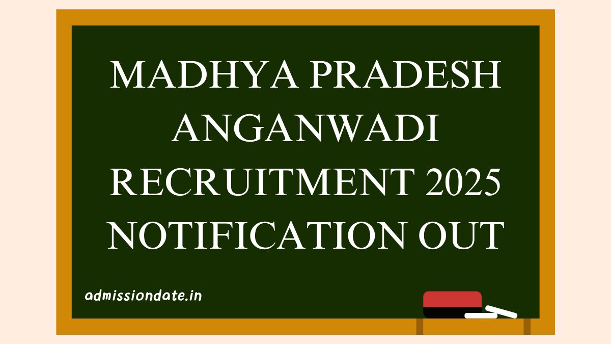Madhya Pradesh Anganwadi Recruitment 2025