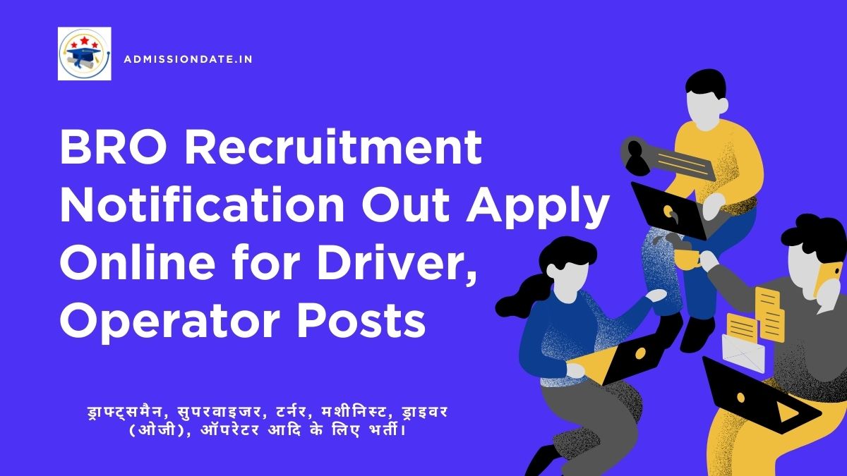 Apply for BRO Recruitment Driver, Operator
