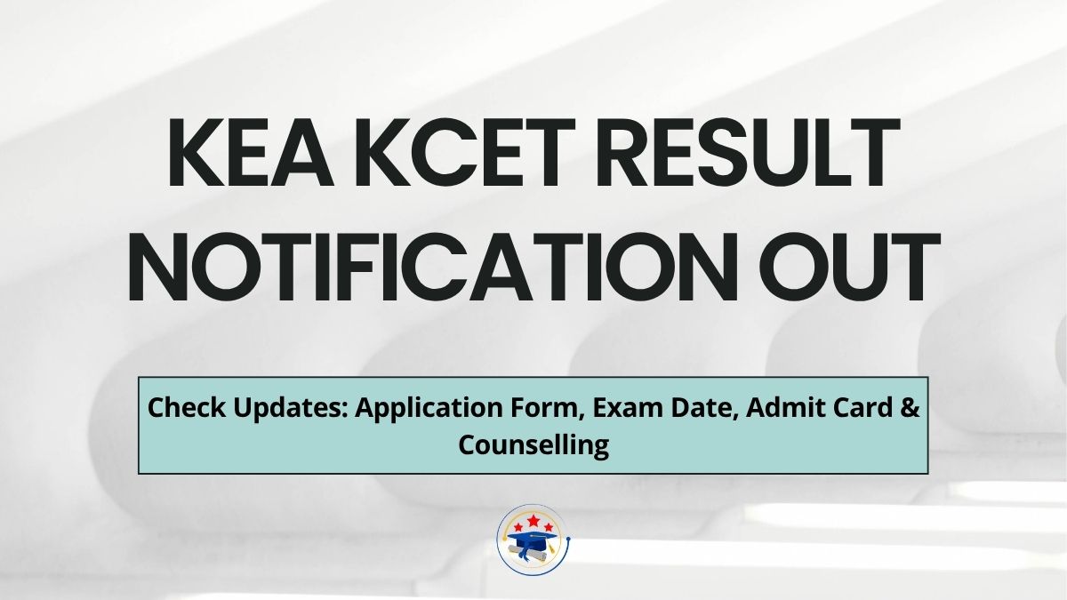 KEA KCET 2025 Result Out