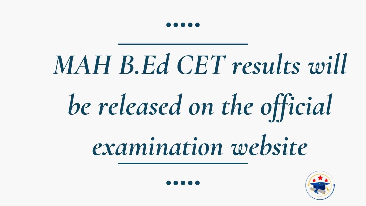 MAH BEd CET 2025 Results