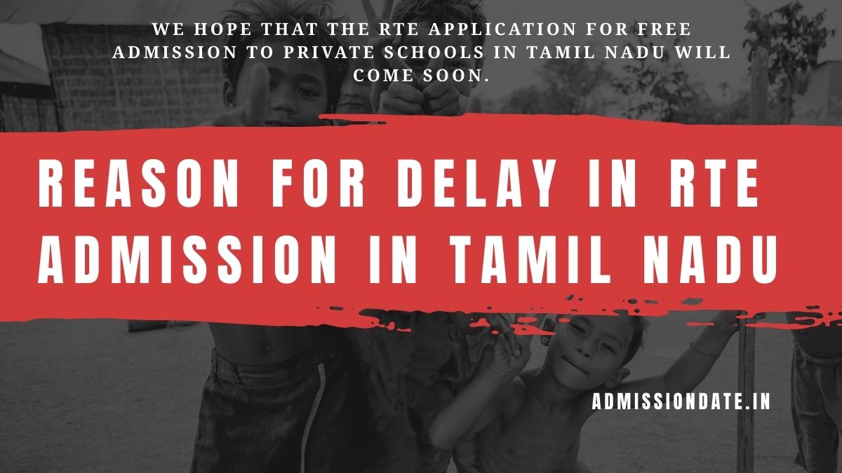 TN RTE for Free Admission in Private Schools Start